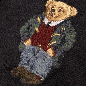 Ralph Lauren Toggle Bear Sweater Women’s L